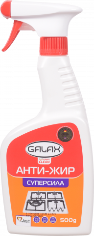 Засіб Galax 500 г das Power Clean д/видалення жиру з кухонних поверхонь