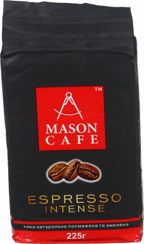 Кава Масон кафе 225240 г пак. мел. Espresso Intense