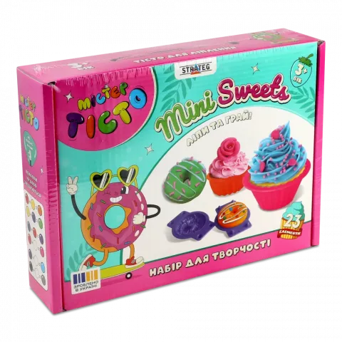 Набір д/творчості Strateg Містер тісто Mini Sweets укр. 41008