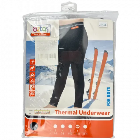 Термоштани для хлопч. Oztas арт. 3710-A XL чорн. И65 (Туреччина)
