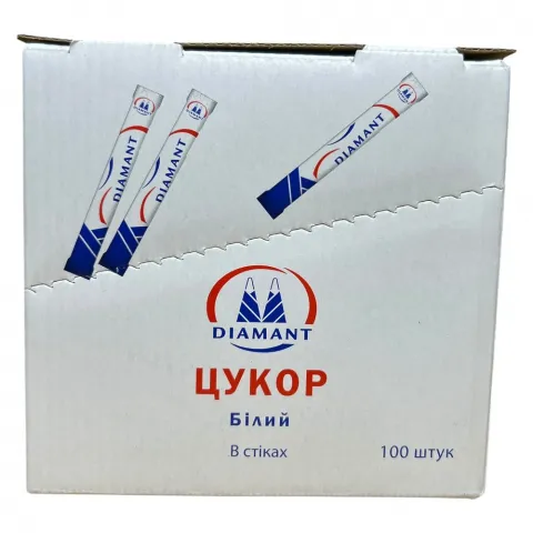 Цукор Діамант 100х5 г стік