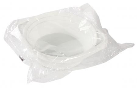 Тарілки 10 шт. супові білі (Пластик)