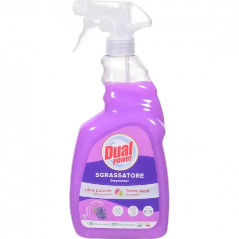 Засіб Dual Power 750 мл Універсальний лужний д/видалення жиру Лаванда