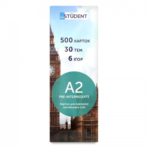 Картки д/вивчення англійської мови English Student Pre-Intermediate A2