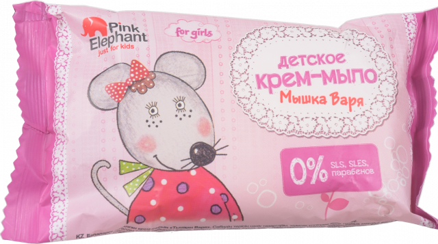Крем-мило Pink Elephant 90 г дит. мишка Варя