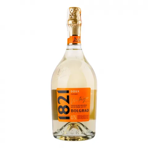 Вино ігристе Болград 1821 Vintage 0,75 л сол. біле