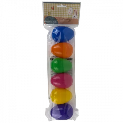 Набір декоративних яєць до великодня, 6 штук по 8СМ M16600040 И191 (КІН)