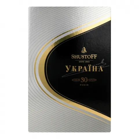 Коньяк Шустов Україна 0,7 л кор 30 років