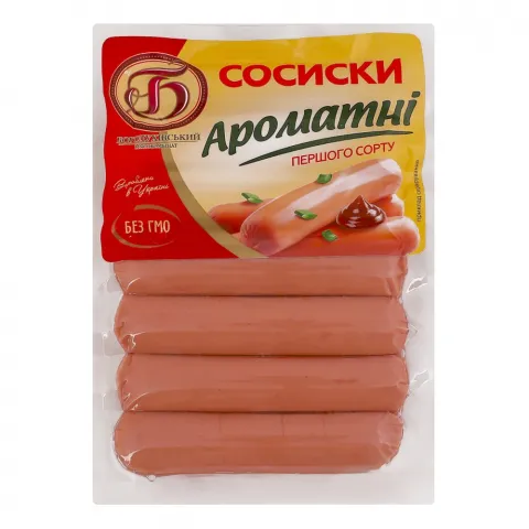 Сосиски БМК Ароматні 300 г 1 ґат.