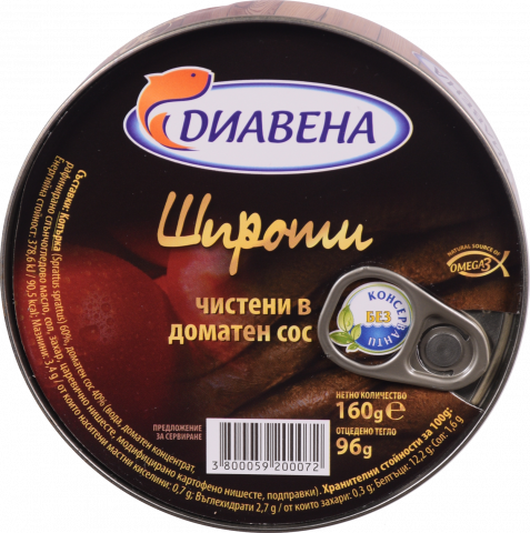 Шпроти Diavena 160 г з/б в т/с