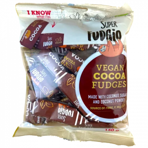 Цукерки Super Fudgio 150 г Какао органічні