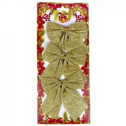 Набір бантів 3 шт 1011 см золоті арт. WJX-228 9245 И610