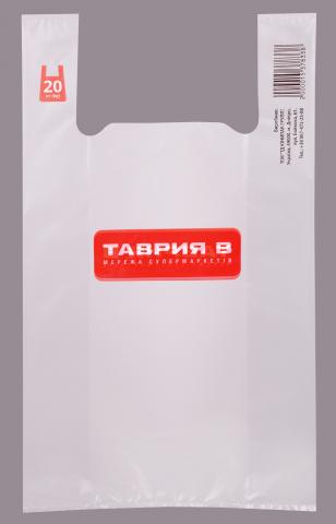 Пакет Таврия-В 4 прозорий майка (33х60) 51 мкм
