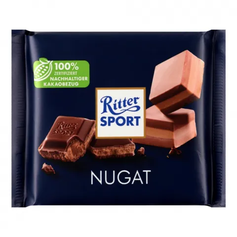 Шоколад Ritter Sport 100 г з горіховим праліне (Німеччина)