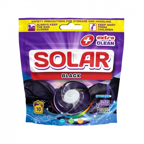 Капсули д/прання Solar 10 шт. Black