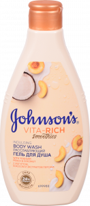 Гель д/душу Johnsons Body Care Vita-Rich 250 мл Релаксний з йогуртом, кокосом і екстрактом персика