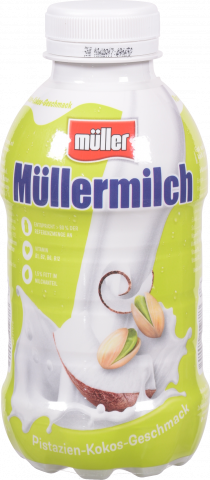 Молочний шейк Muller 400 мл 1,5 Фісташка-Кокос (Німеччина)