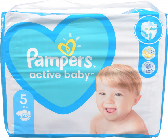 Підг. Pampers Active Baby Econom 42 шт. Junior (11-18/11-16 кг)