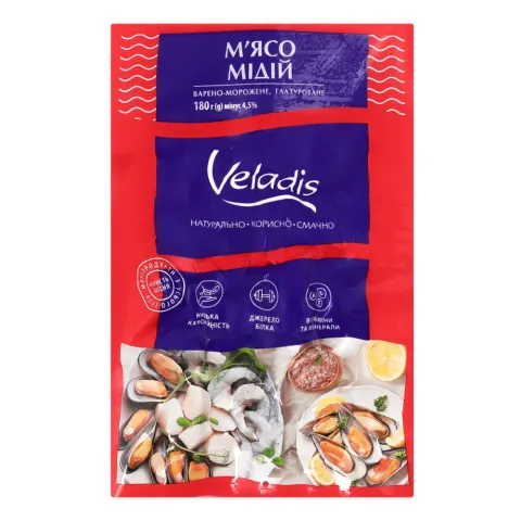 Мідії Veladis 180 г вар. очищ.
