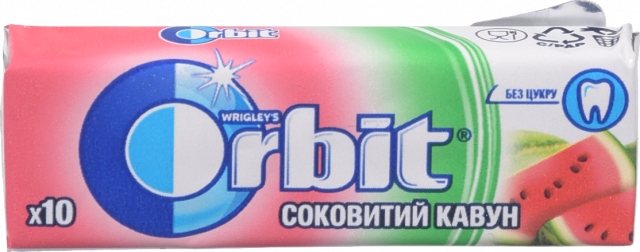 Жув. гумка Orbit соковитий кавун под.