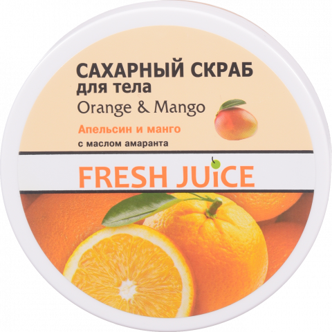 Скраб д/тіла Fresh Juice 225 мл цукровий Orange and Mango