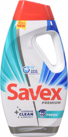 Гель д/прання Savex 2,2/1,8 л 2 in 1 Fresh И653/043
