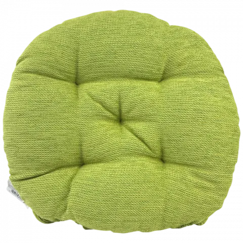 Подушка н/стілець Прованс Chenilla Салатова Dх40 см