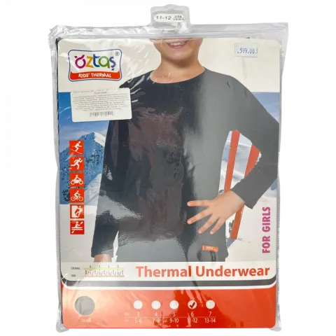 Термокофта для дівч. Oztas арт. 4610-A XL чорн. И63 (Туреччина)