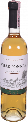 Вино Натхнення Шардоне 0,75 л сух. біле (Агро-Дар)