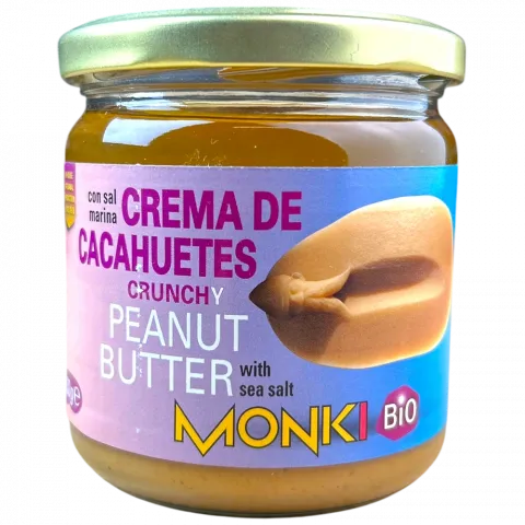Паста арахісова Monki 330 г кранч органічна