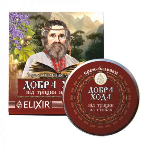 Крем-бальзам Еліксир Добра хода в/тріщин на стопах 10 мл