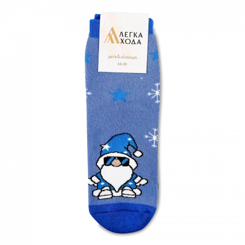 Шкарпетки дит. махра Лекга Хода 9311 18-20 блакитний