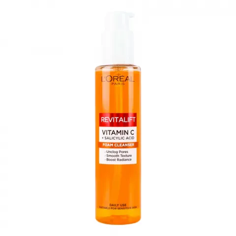 Пінка д/обличчя L`Oreal 150 мл Клінікал віт. С пінка д/очищення шкіри