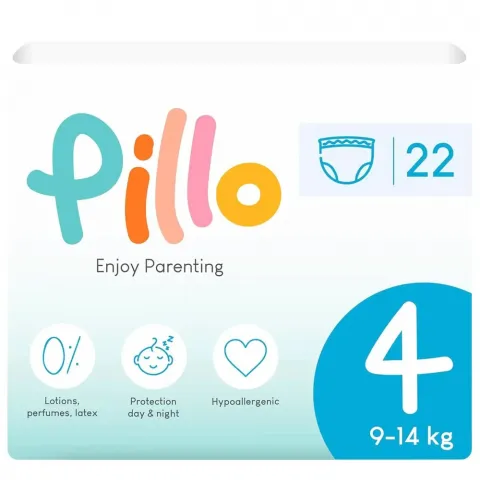 Підгузки-трусики PILLO Maxi 9-14кг 22шт. И337 (Італія)