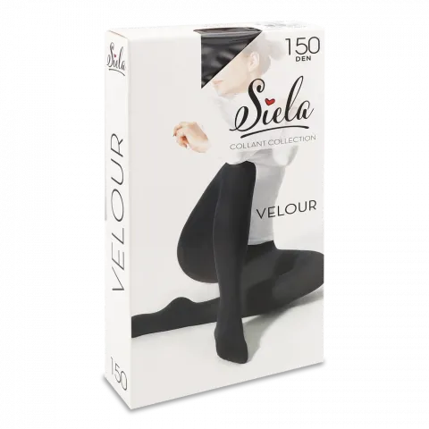 Колготи жін. Siela Velour 150-nero-5XL