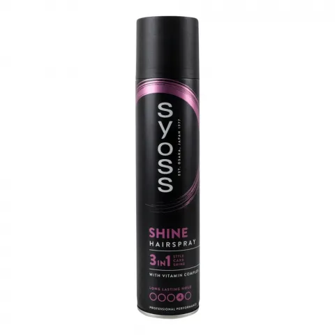 Лак д/волосся Syoss 300 мл Shine 4