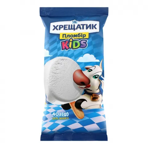 Морозиво Хрещатик 40 г Kids Пломбір