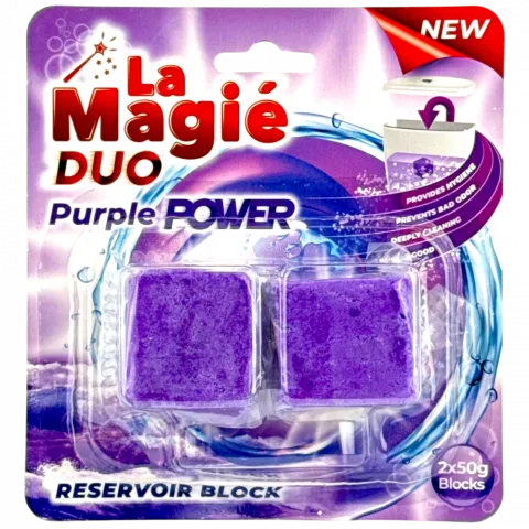 Кубики очищ д/унітазу La Magie 2x50 г Фіол. сила LMBR004 И086 (Туреччина)