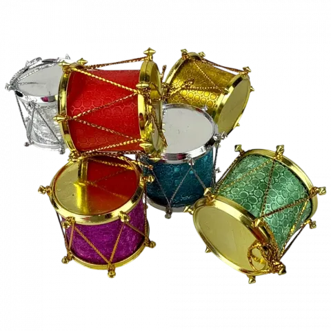 Набір барабанів 6 шт, 3,7 см, різнокольорові арт. CGD-25310 9245 И402