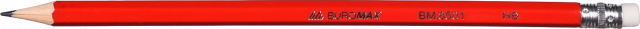 Олівець графітовий BuroMax з гумкою НВ BM.8501
