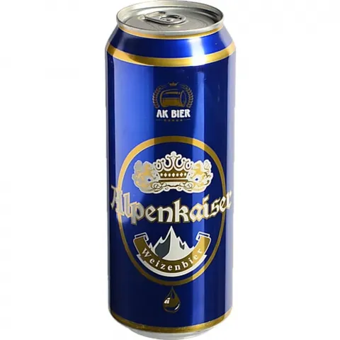 Пиво Alpenkaiser Weizen 0,5 з/б світле нефільт. 5,5 И012