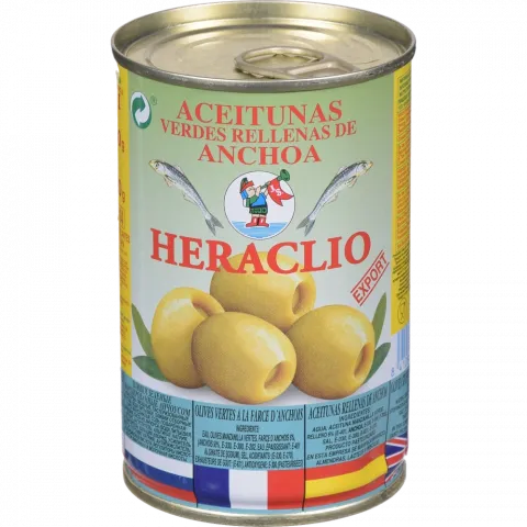 Оливки Херакліо 300 г з/б Анчоус /160 (Іспанія)