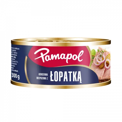 Конс М`ясо Pamapol 300 г зі свинячої шиї И359 (Польща)