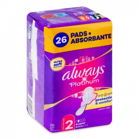 Прокладки Always Ультра 26 шт. ультратонкі Platinum Super Plus Quatro