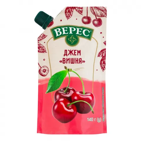 Джем Верес 140 г д/пак Вишня