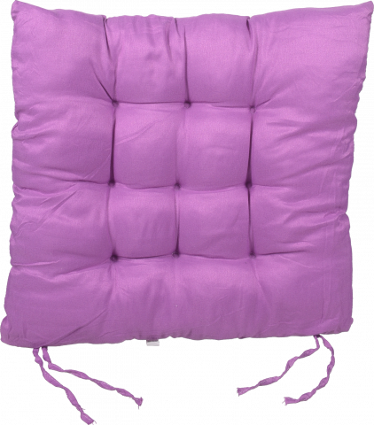 Подушка на стілець 43х43 см фіолетовий колір арт. 35866-7 И406