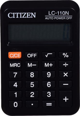 Калькулятор кишеньковий Citizen LC-110