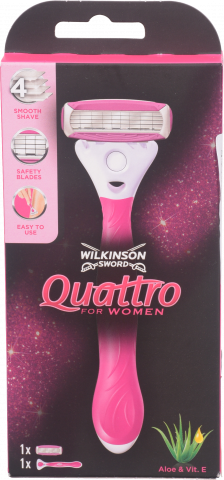 Станок д/гоління Wilkinson Quattro For Woman 1+1 шт.