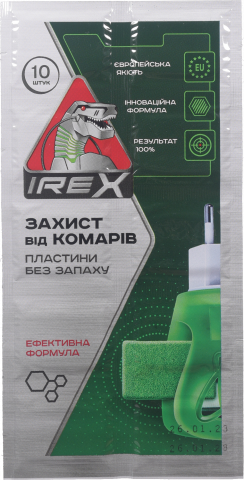 Пластини в/комарів Irex 10 шт.