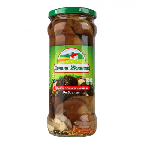 Гриби Долина Бажань Грузді 580 мл марин. відбірні